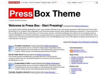 Press Box Theme